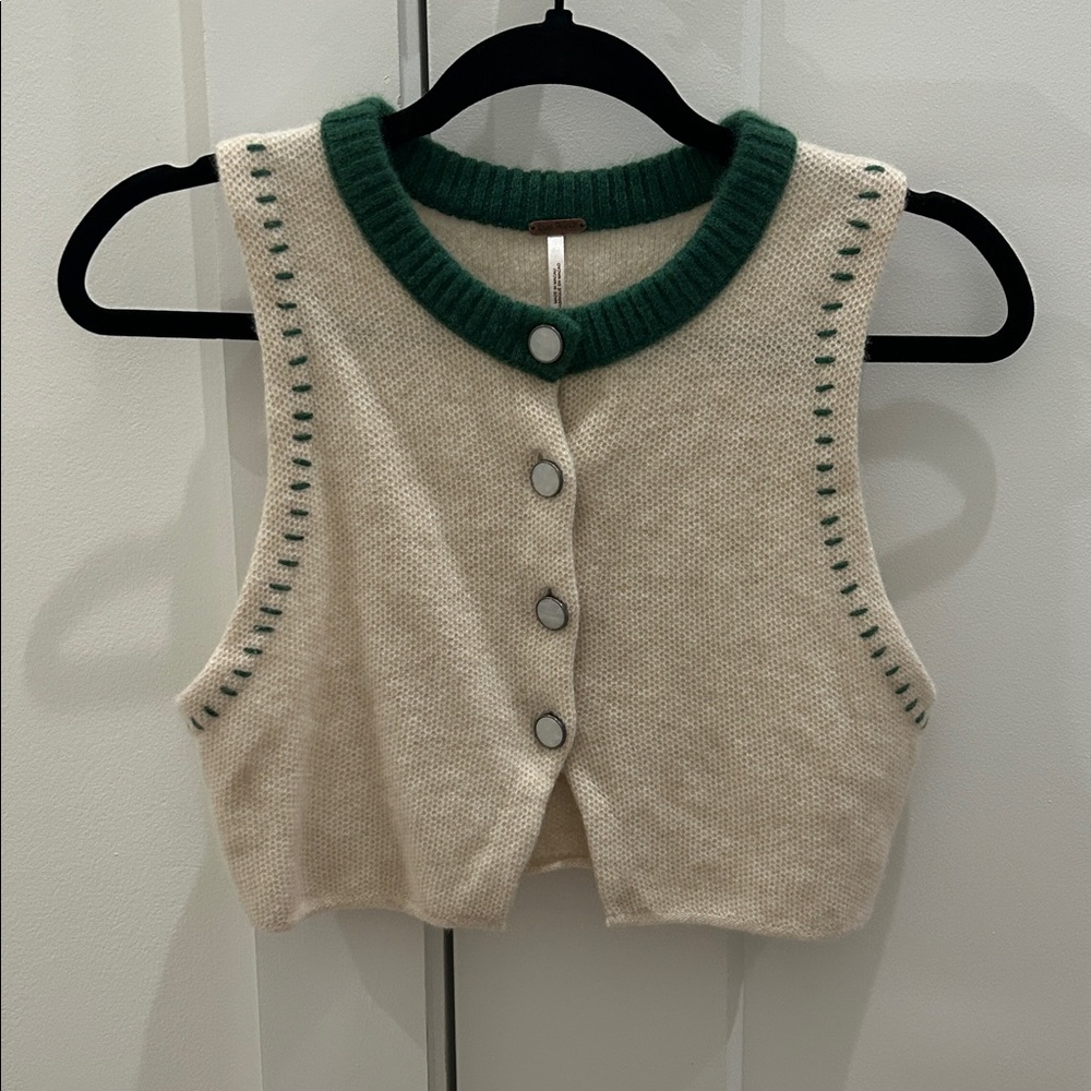 Free People Sammi Cashmere Vest - Size Small
